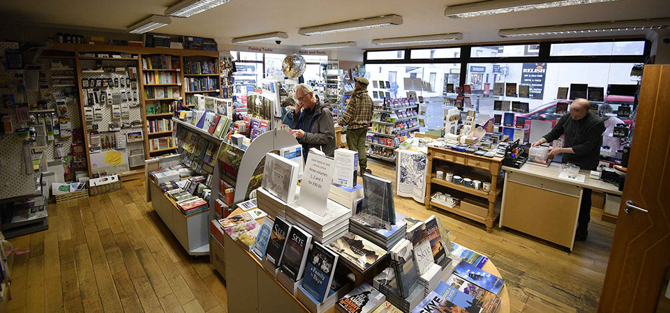 Carmina Gadelica is a book shop located in Portree on the Isle of Skye selling a wide variety of products