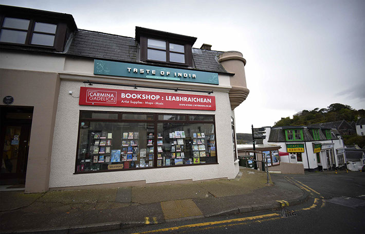 Carmina Gadelica book shop is located in Portree on the Isle of Skye