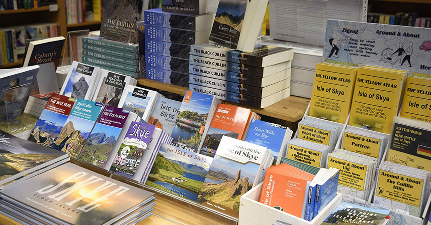 Purchase maps of the Isle of Skye at Carmina Gadelica book shop in Portree