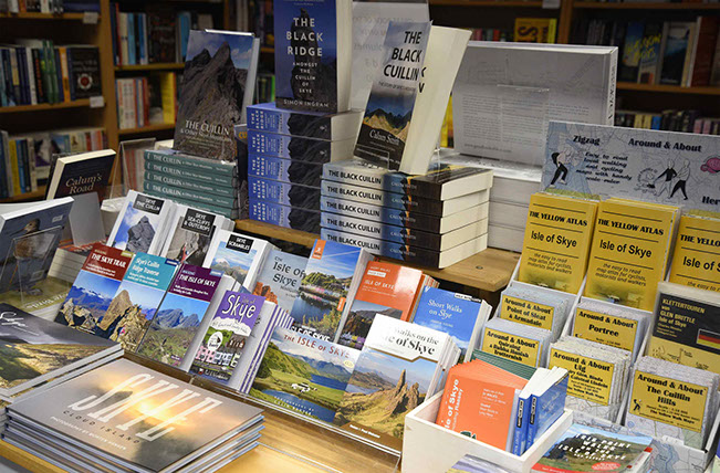 Purchase maps of the Isle of Skye at Carmina Gadelica book shop in Portree